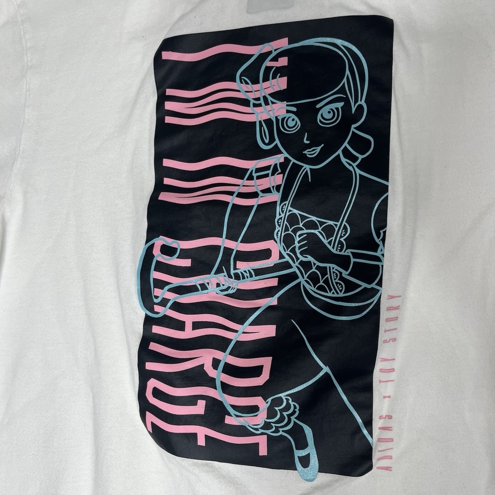 Adidas x Toy Story Youth T-Shirt Size L White Disney Pixar Kids Unisex Tee - Picture 2 of 7